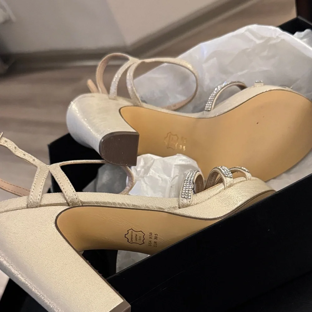 Nina🔥 Women's Saralyn Platform Block Heel Evening Sandals BRAND NEW IN BOX🔥